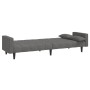 2-Sitzer-Schlafsofa mit zwei Kissen aus hellgrauem Stoff von , Sofas - Ref: Foro24-375833, Preis: 254,73 €, Rabatt: %