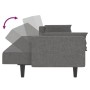 Sofá cama de 2 plazas con dos almohadas tela gris claro de , Sofás - Ref: Foro24-375833, Precio: 254,73 €, Descuento: %