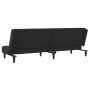 Sofá cama de 2 plazas terciopelo negro de , Sofás - Ref: Foro24-375844, Precio: 224,79 €, Descuento: %