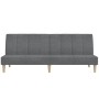 2 seater sofa bed light gray fabric by , Sofas - Ref: Foro24-375865, Price: 220,00 €, Discount: %