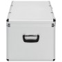 Storage boxes 3 units silver aluminum by vidaXL, Toolboxes - Ref: Foro24-91852, Price: 185,99 €, Discount: %