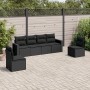 6-teilige Gartensofagarnitur und schwarze synthetische Rattankissen von , Gartensets - Ref: Foro24-3218795, Preis: 352,03 €, ...