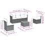 Garden sofa set with cushions 6 pieces beige synthetic rattan by , Garden sets - Ref: Foro24-3223546, Price: 405,43 €, Discou...