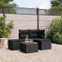 5-teiliges Gartenmöbel-Set und schwarze synthetische Rattankissen von , Gartensets - Ref: Foro24-3223584, Preis: 255,35 €, Ra...