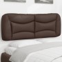 Brown synthetic leather padded headboard 120 cm by , Headboards and footboards - Ref: Foro24-374570, Price: 64,69 €, Discount: %