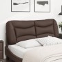 Brown synthetic leather padded headboard 120 cm by , Headboards and footboards - Ref: Foro24-374570, Price: 64,69 €, Discount: %