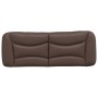 Brown synthetic leather padded headboard 120 cm by , Headboards and footboards - Ref: Foro24-374570, Price: 64,69 €, Discount: %