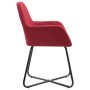 Dining chairs 2 units fabric wine red color by vidaXL, dining chairs - Ref: Foro24-249815, Price: 169,51 €, Discount: %