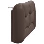 Brown synthetic leather padded headboard 120 cm by , Headboards and footboards - Ref: Foro24-374570, Price: 64,69 €, Discount: %