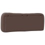 Brown synthetic leather padded headboard 120 cm by , Headboards and footboards - Ref: Foro24-374570, Price: 64,69 €, Discount: %