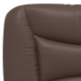 Brown synthetic leather padded headboard 120 cm by , Headboards and footboards - Ref: Foro24-374570, Price: 64,69 €, Discount: %