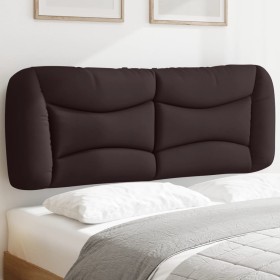 Dark brown fabric padded headboard 140 cm by , Headboards and footboards - Ref: Foro24-374579, Price: 72,79 €, Discount: %