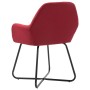 Dining chairs 2 units fabric wine red color by vidaXL, dining chairs - Ref: Foro24-249815, Price: 169,51 €, Discount: %