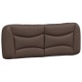 Brown synthetic leather padded headboard 140 cm by , Headboards and footboards - Ref: Foro24-374585, Price: 81,95 €, Discount: %