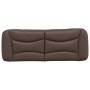 Brown synthetic leather padded headboard 140 cm by , Headboards and footboards - Ref: Foro24-374585, Price: 81,95 €, Discount: %