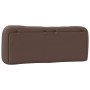 Brown synthetic leather padded headboard 140 cm by , Headboards and footboards - Ref: Foro24-374585, Price: 81,95 €, Discount: %