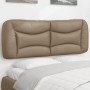 Cabecero de cama acolchado cuero sintético capuchino 140 cm de , Cabeceros y pies de cama - Ref: Foro24-374587, Precio: 79,85...