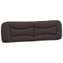 Cabecero de cama acolchado tela marrón oscuro 180 cm de , Cabeceros y pies de cama - Ref: Foro24-374603, Precio: 80,95 €, Des...