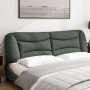 Cabecero de cama acolchado tela gris oscuro 180 cm de , Cabeceros y pies de cama - Ref: Foro24-374601, Precio: 87,27 €, Descu...