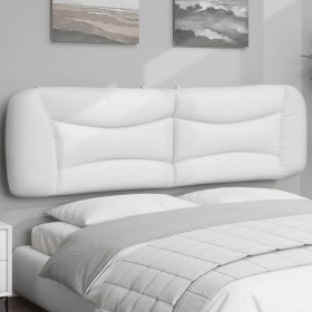 White synthetic leather padded bed headboard 180 cm by , Headboards and footboards - Ref: Foro24-374608, Price: 86,62 €, Disc...