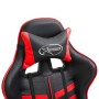 Silla de gaming de cuero sintético rojo de vidaXL, Sillones para videojuegos - Ref: Foro24-20193, Precio: 145,99 €, Descuento: %