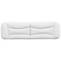 White synthetic leather padded bed headboard 180 cm by , Headboards and footboards - Ref: Foro24-374608, Price: 86,74 €, Disc...