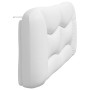 Cabecero de cama acolchado cuero sintético blanco 180 cm de , Cabeceros y pies de cama - Ref: Foro24-374608, Precio: 89,30 €,...