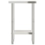 Stainless steel kitchen work table 55x55x85 cm by , Restoration - Ref: Foro24-376453, Price: 115,93 €, Discount: %