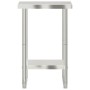 Stainless steel kitchen work table 55x55x85 cm by , Restoration - Ref: Foro24-376453, Price: 115,93 €, Discount: %