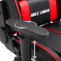 Silla de gaming de cuero sintético rojo de vidaXL, Sillones para videojuegos - Ref: Foro24-20193, Precio: 145,99 €, Descuento: %