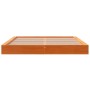 Estructura de cama madera maciza pino marrón cera 120x200 cm de , Camas y somieres - Ref: Foro24-3211838, Precio: 191,74 €, D...