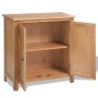 Aparador de madera maciza de roble 70x35x75 cm de , Aparadores - Ref: Foro24-243933, Precio: 197,38 €, Descuento: %