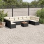 11-piece garden sofa set and black synthetic rattan cushions by , Garden sets - Ref: Foro24-3223795, Price: 617,77 €, Discoun...