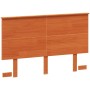 Solid wax brown pine wood bed headboard 120 cm by , Headboards and footboards - Ref: Foro24-844372, Price: 45,97 €, Discount: %