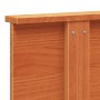 Cabecero de cama madera maciza de pino marrón cera 120 cm de , Cabeceros y pies de cama - Ref: Foro24-844372, Precio: 45,97 €...