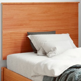 Wax brown solid pine wood bed headboard 90 cm by , Headboards and footboards - Ref: Foro24-844370, Price: 33,57 €, Discount: %