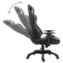 Silla de gaming de cuero sintético gris de vidaXL, Sillones para videojuegos - Ref: Foro24-20196, Precio: 207,06 €, Descuento: %