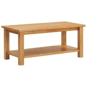 Mesa de centro de madera maciza de roble 110x55x40 cm de , Mesas de centro - Ref: Foro24-289195, Precio: 183,99 €, Descuento: %