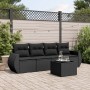 5-teiliges Gartenmöbel-Set und schwarze synthetische Rattankissen von , Gartensets - Ref: Foro24-3253422, Preis: 346,94 €, Ra...