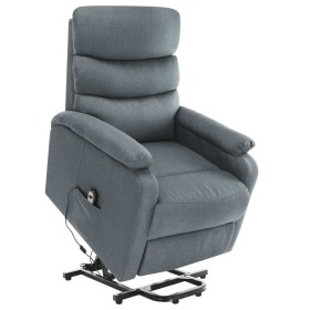 Sillón de masaje elevable tela gris claro de , Sillones de masaje eléctricos - Ref: Foro24-321246, Precio: 438,99 €, Descuent...