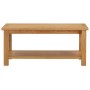 Mesa de centro de madera maciza de roble 90x45x40cm de , Mesas de centro - Ref: Foro24-289194, Precio: 162,99 €, Descuento: %