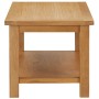 Mesa de centro de madera maciza de roble 90x45x40cm de , Mesas de centro - Ref: Foro24-289194, Precio: 162,99 €, Descuento: %