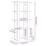 Smoked oak plywood bookshelf 80x30x160 cm by , Bookcases and shelves - Ref: Foro24-813572, Price: 48,99 €, Discount: %