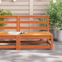 Garden sofa without armrests wax brown pine wood 70x70x67cm by , Modular outdoor sofas - Ref: Foro24-837918, Price: 55,97 €, ...