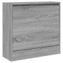 Zapatero de madera de ingeniería gris Sonoma 60x21x57 cm de , Zapateros y organizadores de calzado - Ref: Foro24-839887, Prec...