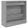 Sonoma graues Schuhregal aus Holzwerkstoff, 60 x 21 x 57 cm von , Schuhregale und Schuhorganisatoren - Ref: Foro24-839887, Pr...