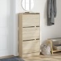 Sonoma Oak Engineered Wood Shoe Rack 60x21x125.5 cm by , Shoe racks and shoe organizers - Ref: Foro24-839898, Price: 99,33 €,...