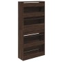 Zapatero de madera de ingeniería roble Sonoma 60x21x125,5 cm de , Zapateros y organizadores de calzado - Ref: Foro24-839902, ...