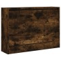 Zapatero de madera de ingeniería roble ahumado 80x21x57 cm de , Zapateros y organizadores de calzado - Ref: Foro24-839914, Pr...