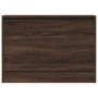 Zapatero de madera de ingeniería marrón roble 80x21x57 cm de , Zapateros y organizadores de calzado - Ref: Foro24-839916, Pre...